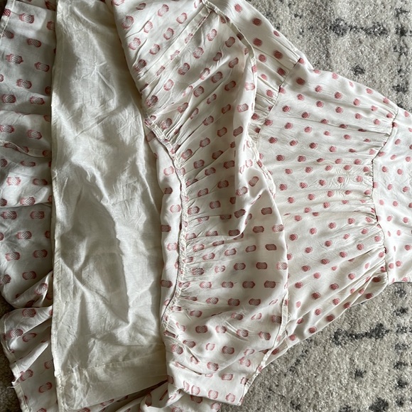 White & Pink Flowey Dress - Picture 3 of 5